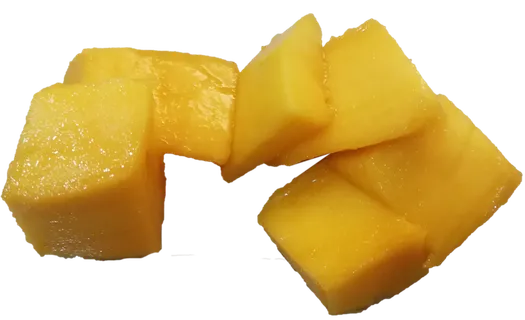 芒果果肉鲜果生鲜果果粒切免抠摄影素材