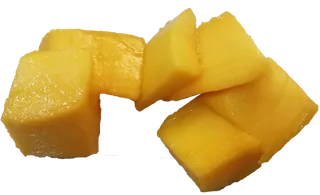 芒果果肉鲜果生鲜果果粒切免抠摄影素材