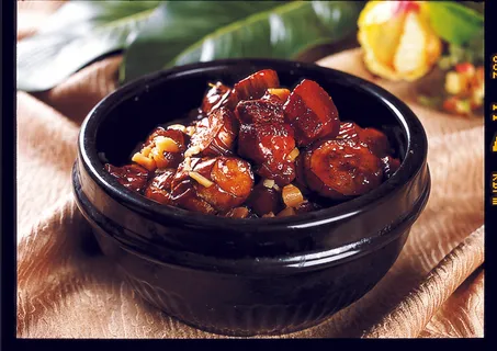 1009CS-0239石窝紫茄红烧肉 1009CS-0239石窝紫茄红烧肉