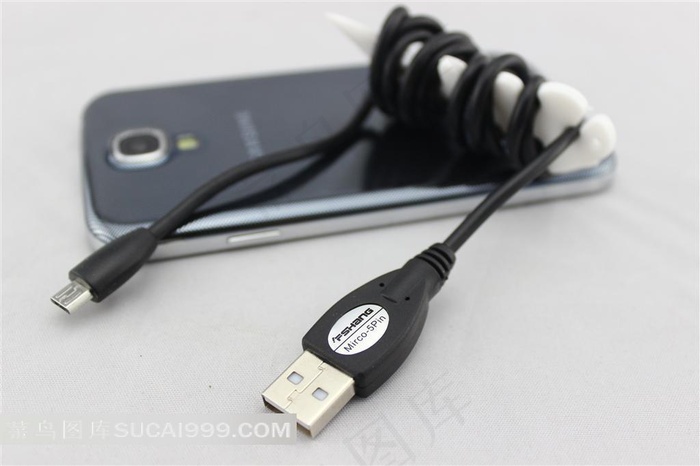 黑色手机专用数据线