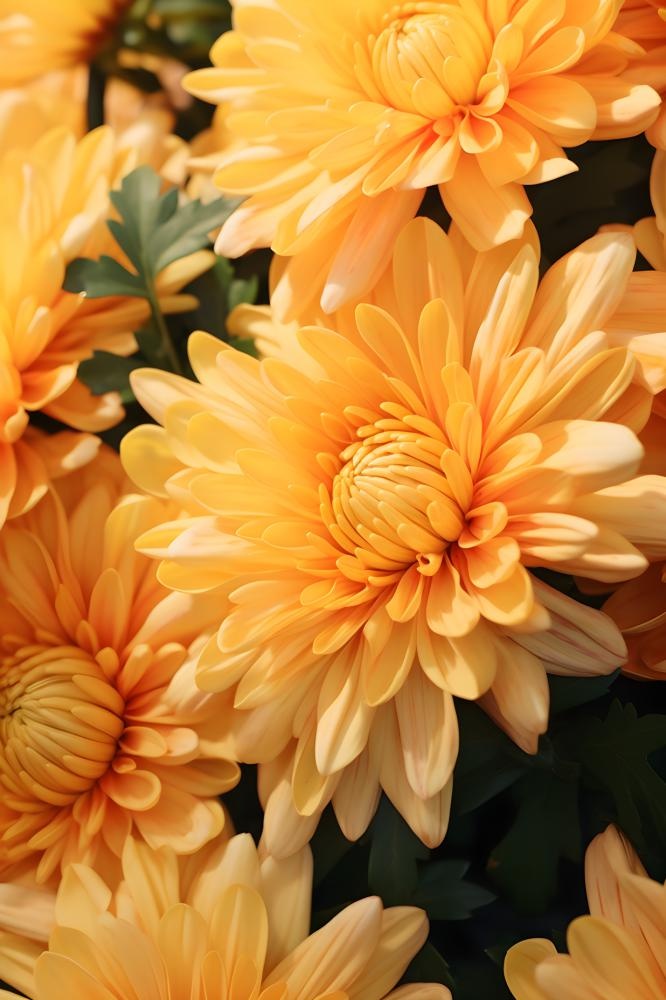 菊花光照摄影图