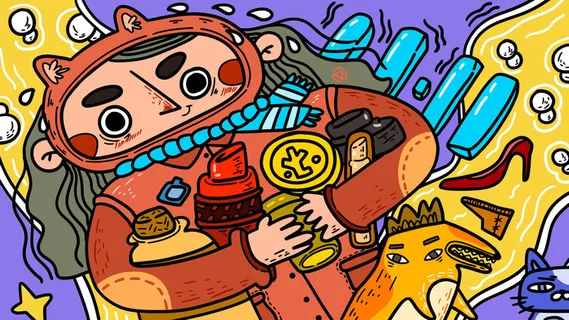 卡通涂鸦街头彩色墙绘壁纸插画儿童创意嘻哈漫画图集PSD素材 卡通涂鸦街头彩色墙绘壁纸插画儿童创意嘻哈漫画图集PSD素材