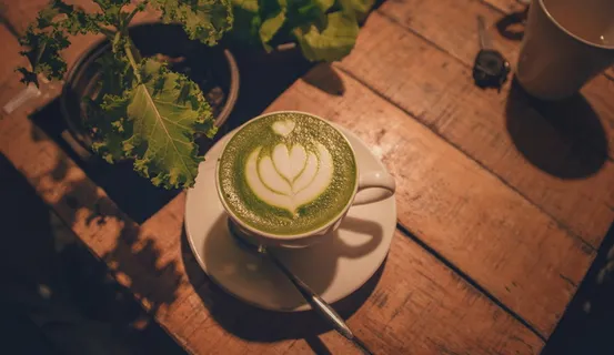 抹茶奶盖咖啡图片 抹茶奶盖咖啡图片