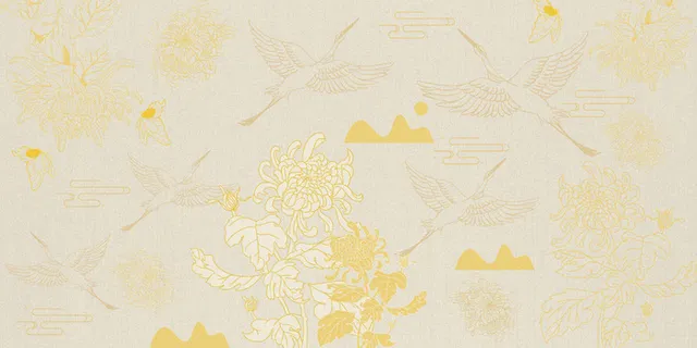 金色底纹重阳节展板背景