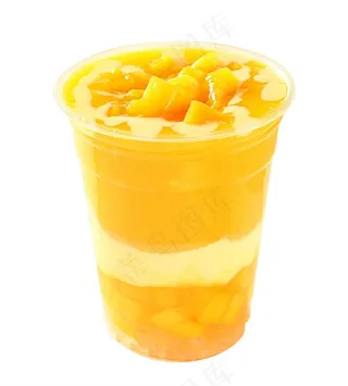 榴香芒果捞甜点饮品图片（png免抠图）饮料图片