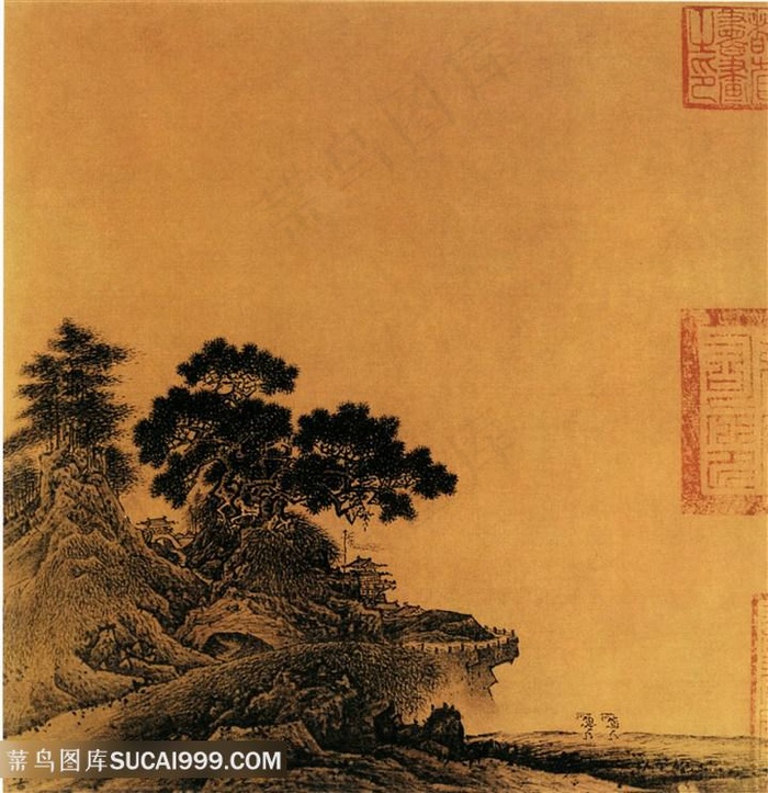 中国风界画山水图166