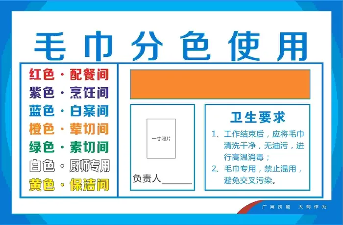 分色存放温馨提示cdr矢量模版下载