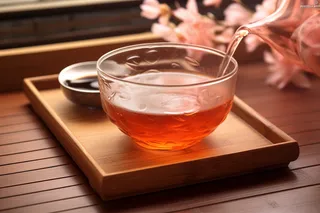 红茶茶文化精美茶具摄影图