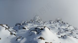 瑞士圣莫里茨雪山图片