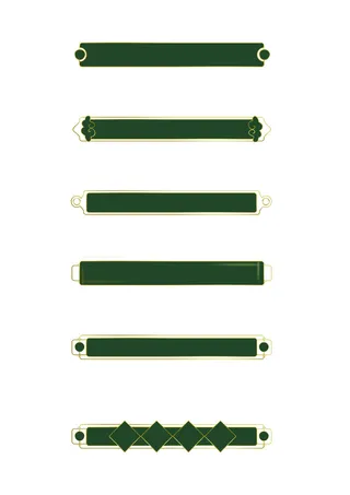 国潮风中式中国古典标题文字文本框边框标题框PSD设计素材