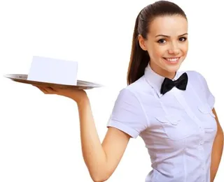 女服务员 PNG免抠