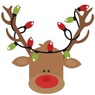 圣诞老人驯鹿 PNG免抠