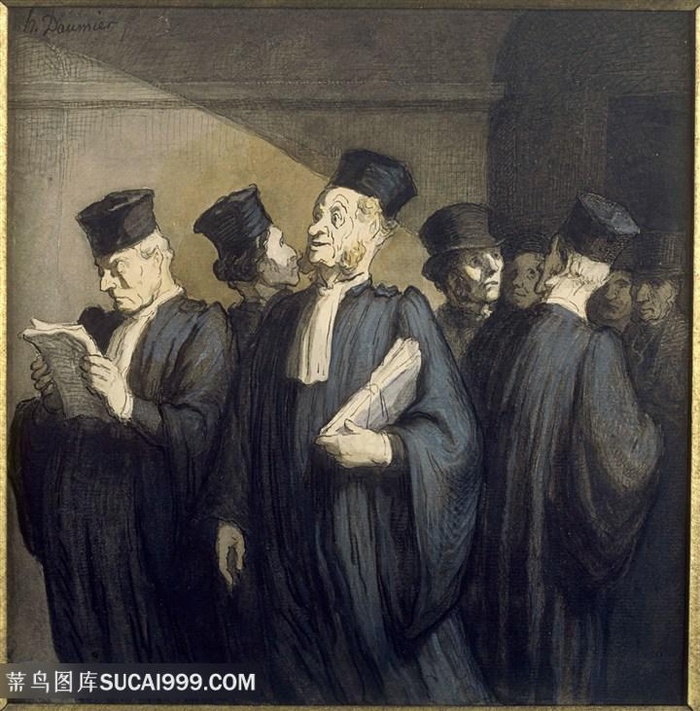 奥诺 · 杜米埃(1808-1879)-先锋观众