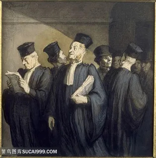 奥诺 · 杜米埃(1808-1879)-先锋观众 奥诺 · 杜米埃(1808-1879)-先锋观众