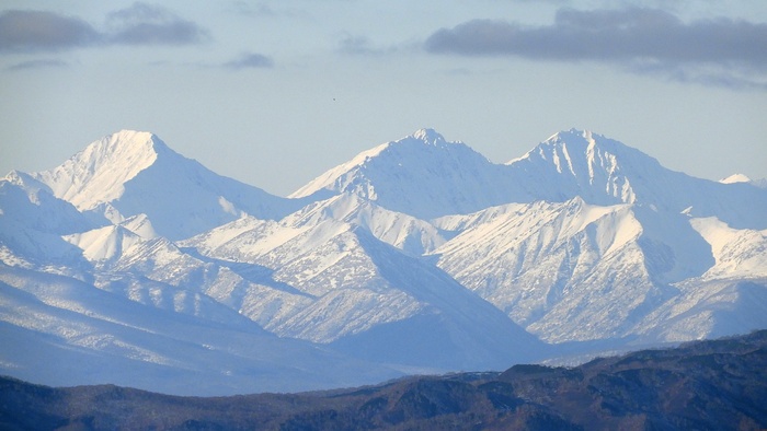 冬天白雪背景风景