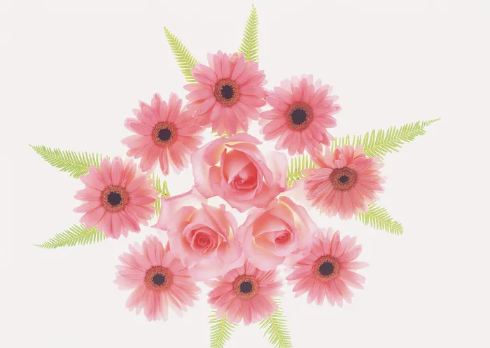 花团粉色花儿
