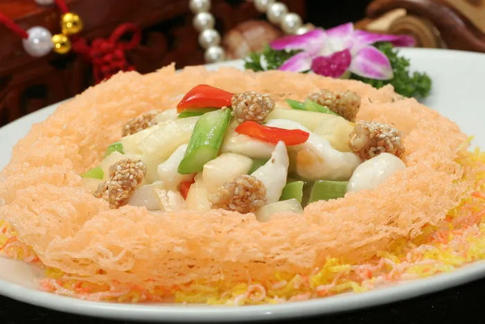 琥珀桃仁炒虾腰