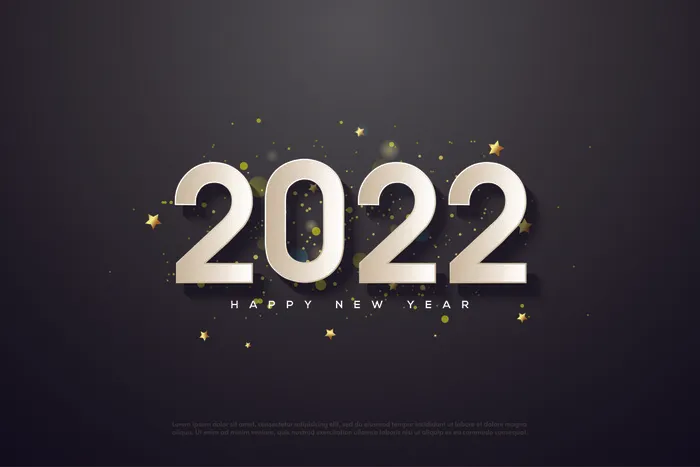 2022创意艺术字体新年虎年圣诞节数字立体质感文字AI矢量设计素材eps,ai矢量模版下载