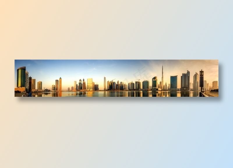 大气城市建筑物全景高清摄影图