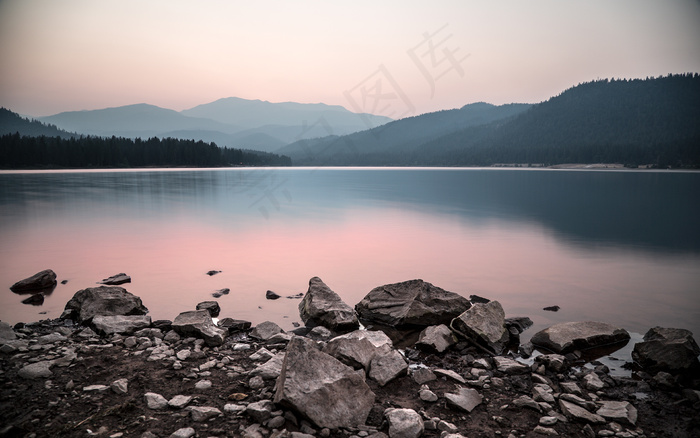 夕阳湖 夕阳 湖 唯美湖 唯美背景 