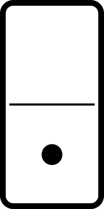 多米诺骨牌 PNG免抠(360x720)