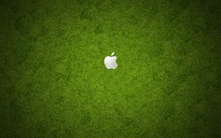 绿色苹果标背景