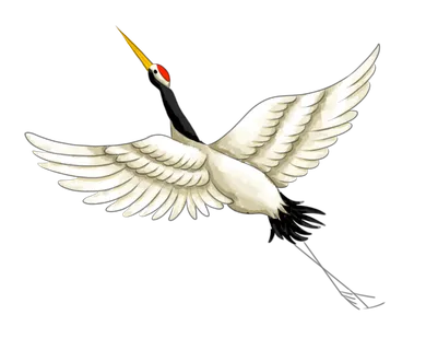 中国风古典中式国潮风手绘飞鹤图案仙鹤装饰素材PNG免抠插画元素 中国风古典中式国潮风手绘飞鹤图案仙鹤装饰素材PNG免抠插画元素