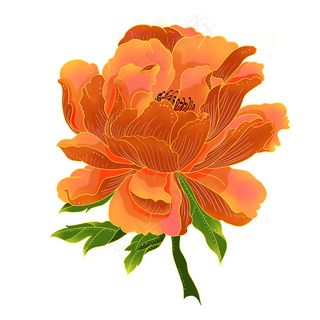 黄色单个元素简约素材