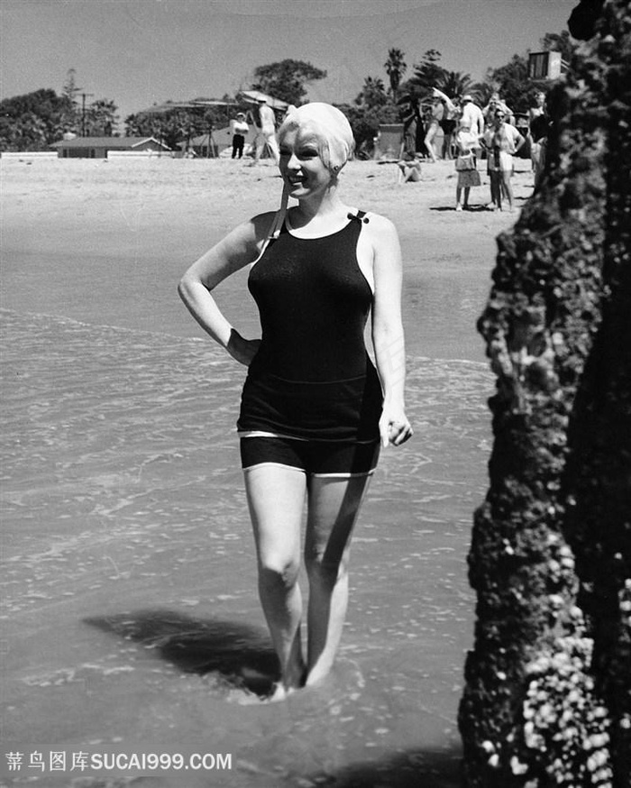 黑白时尚玛丽莲梦露挂画