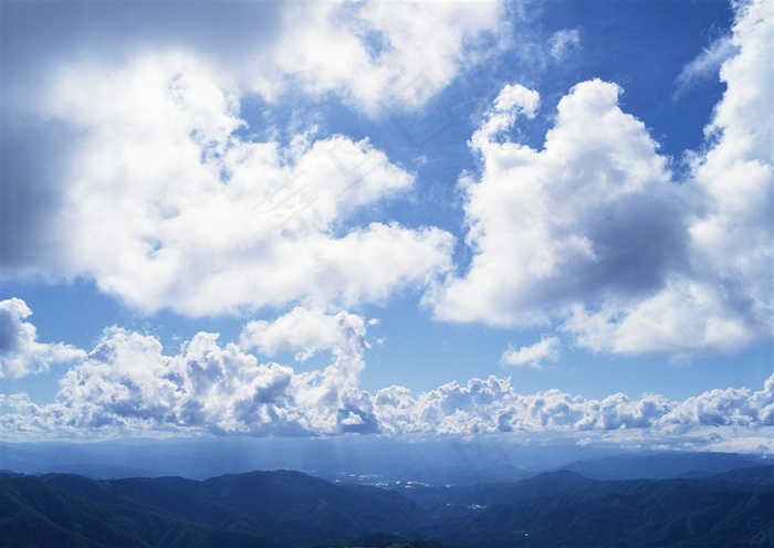 蓝天白云风景背景jpg素材