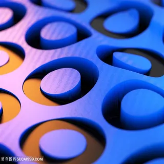 炫彩抽象几何背景高清图片