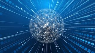 蓝色网络科技背景图片