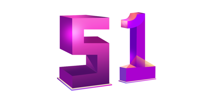 五一劳动节51劳动节字体艺术字3D立体字图片素材 png透明背景