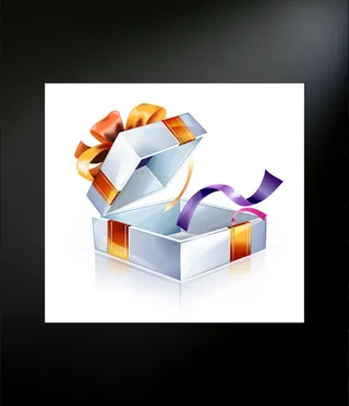 精美礼品盒 插画