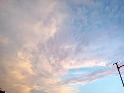 夏日傍晚天空摄影作品 夏日傍晚天空摄影作品