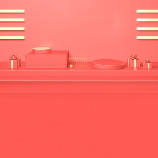 立体C4D场景电商首页主图直通车促销banner海报背景PSD素材