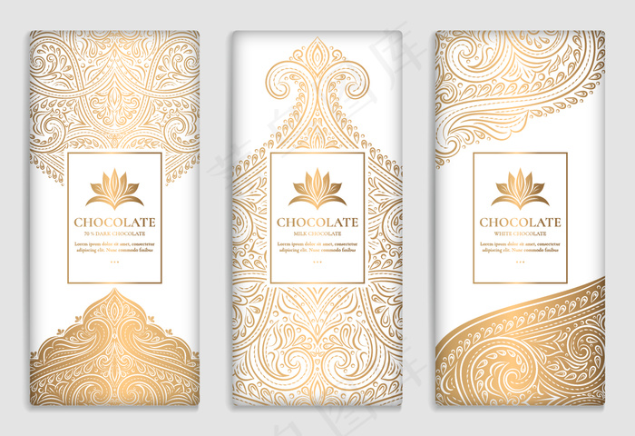 精美欧式花纹矢量图案