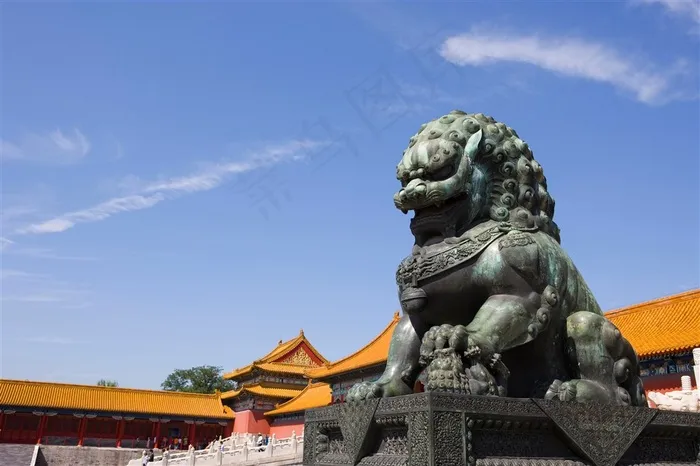 石柱雕刻图案和样式风景建筑jpg素材
