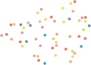 五彩纸屑 PNG免抠