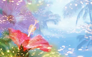 图片设计素材背景鸟语花香