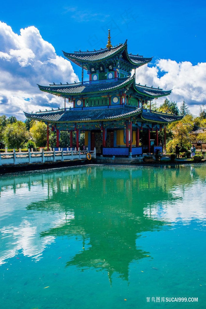 唯美古建筑风景图片