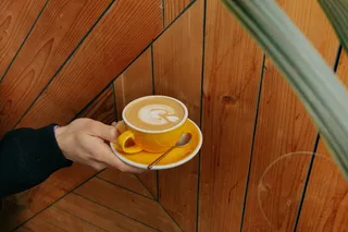 黑色美味咖啡摄影素材