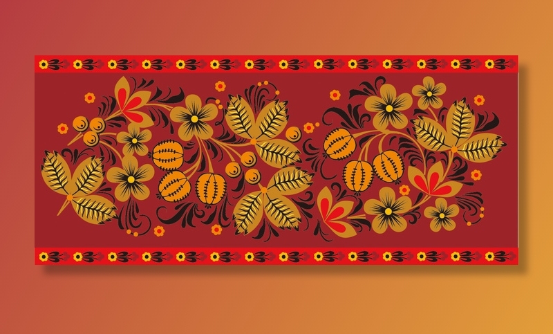 中式传统花朵纹样