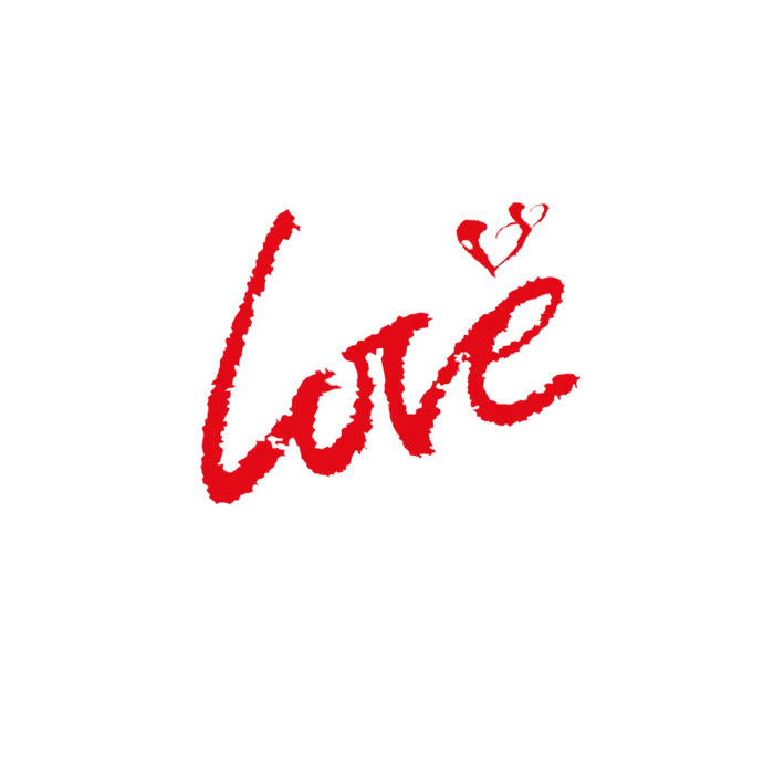 love线条红色情人节