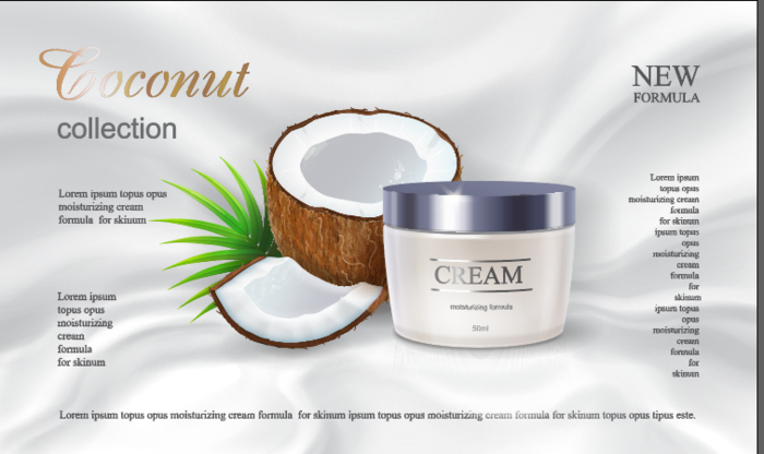 设计广告化妆品素材