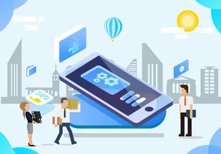 商务2.5D未来科技商务素材