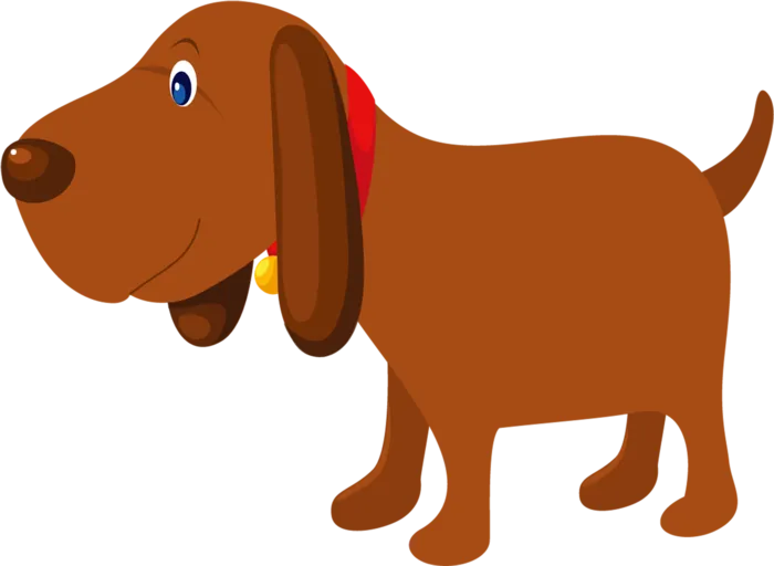 小狗牧羊犬卡通素材现代农业