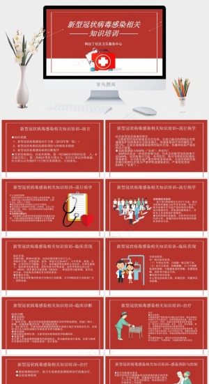 新型冠状病毒感染相关知识培训ppt模版预览图