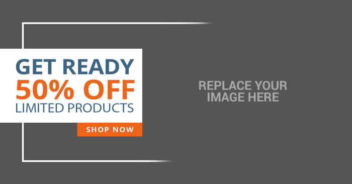 设计英文广告销售横幅素材