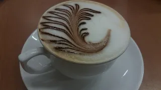 咖啡拉花唯美图片